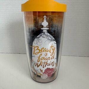 Tervis Orange and White Tumbler with Inspirational Design